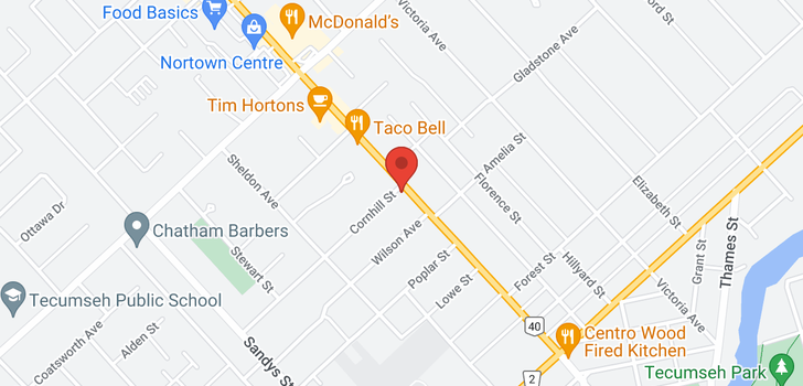 map of 264 St Clair STREET